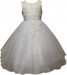 GIRLS FLOWER DRESSES (1242402) WHITE